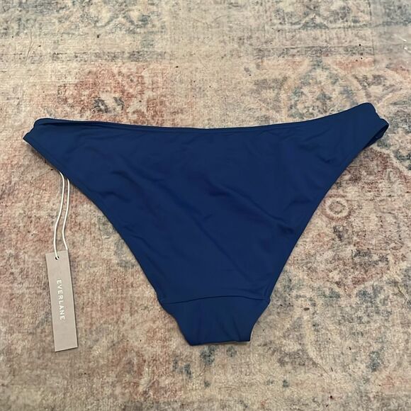 NWT Everlane Blue Dusk Bikini Bottom XS Low Rise Italian Quick Dry Class… - Picture 7 of 7
